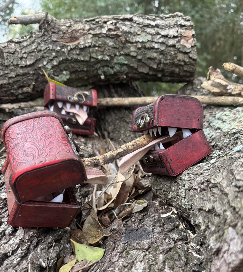 Tug of war with sticks!