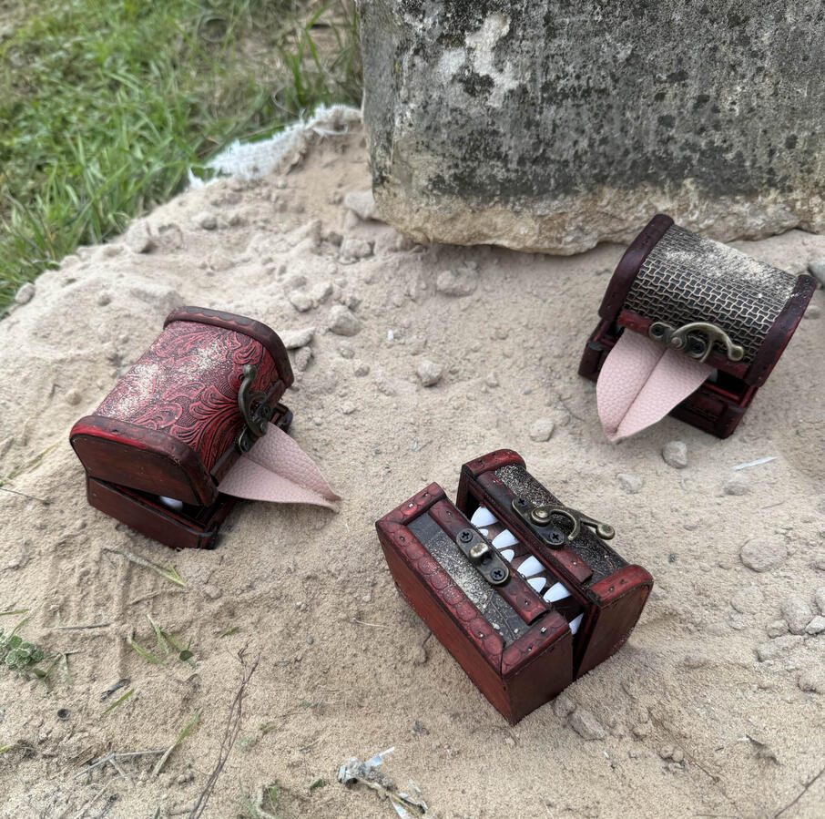 Mimics enjoy a romp in the sand too! Mimics enjoy a romp in the sand too!