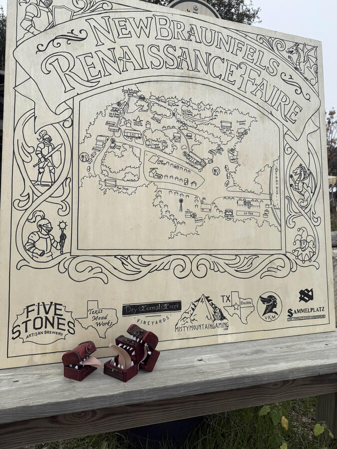 Here we are! Ready for the Faire!